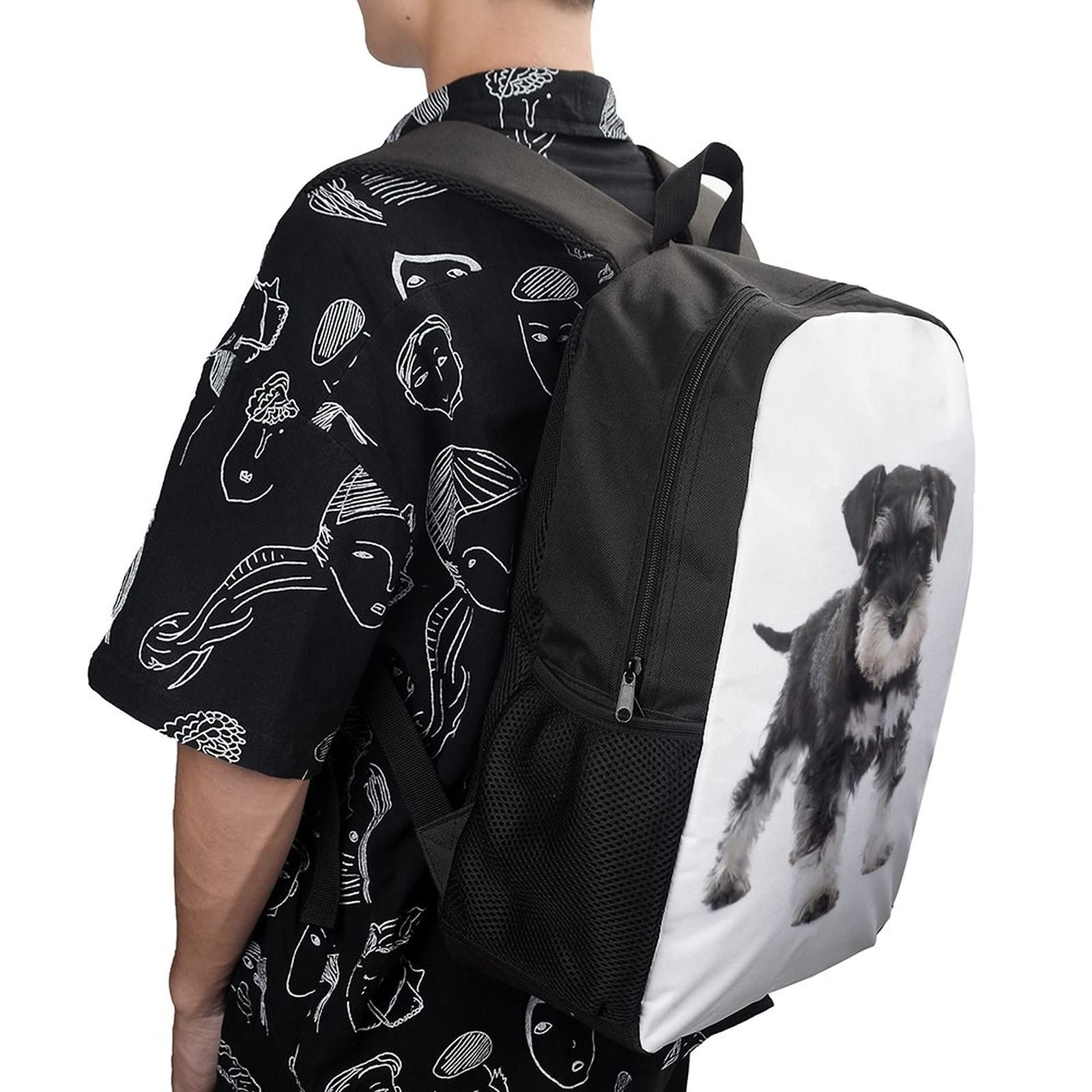 Amazon.co.jp: リュック ミニチュアシュナウザー 犬 バックパック